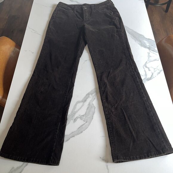 JAG Pants - Jag Women's Bootcut Soft Velvet Corderoy Pants Stretch Size 10 Dark Brown Jeans
